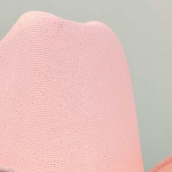 WESTERN EXPRESS CATTLEMAN PINK STRAW COWBOY HAT. adult Size Small Medium - Picture 15 of 15